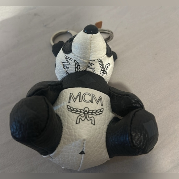 MCM Panda Bear Bag Charm EUC - Picture 8 of 10